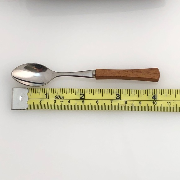 Set of 6 Midcentury coffee spoons. - Picture 6 of 6